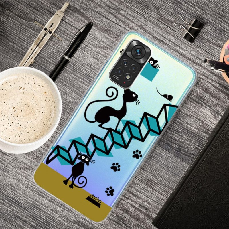 Cover Xiaomi Redmi Note 11 / 11S Gatti Divertenti