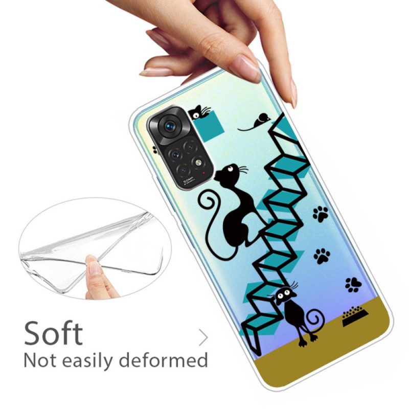 Cover Xiaomi Redmi Note 11 / 11S Gatti Divertenti