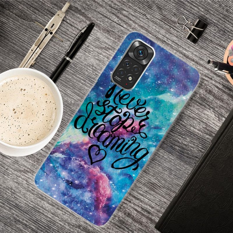 Cover Xiaomi Redmi Note 11 / 11S Non Smettere Mai Di Sognare