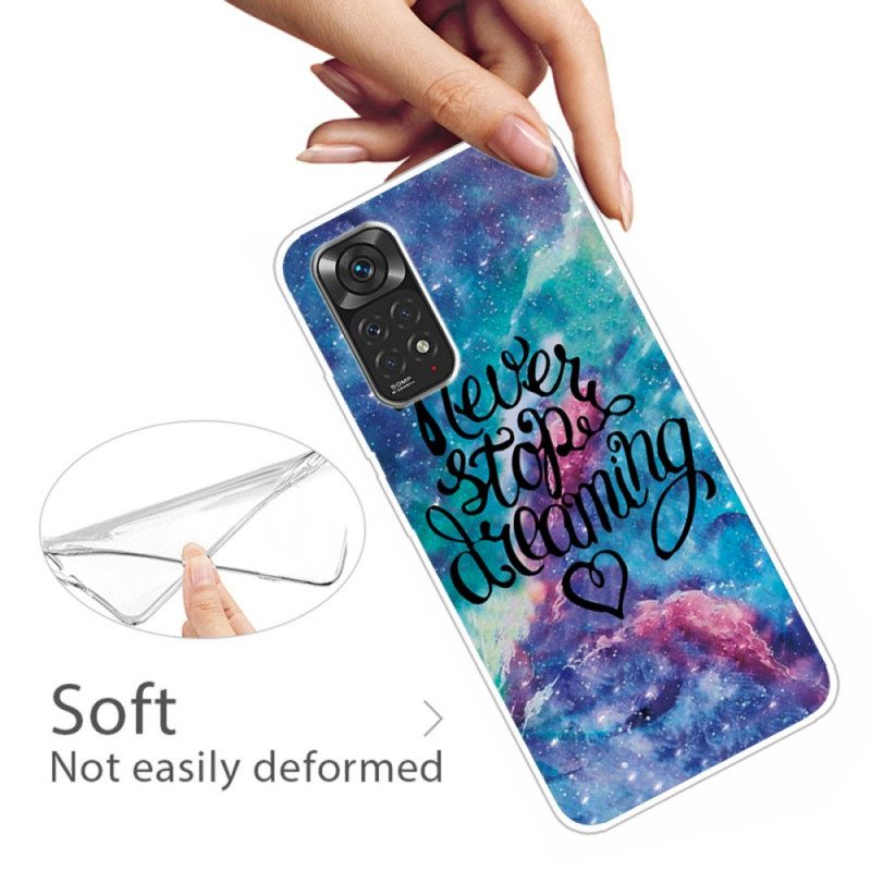 Cover Xiaomi Redmi Note 11 / 11S Non Smettere Mai Di Sognare