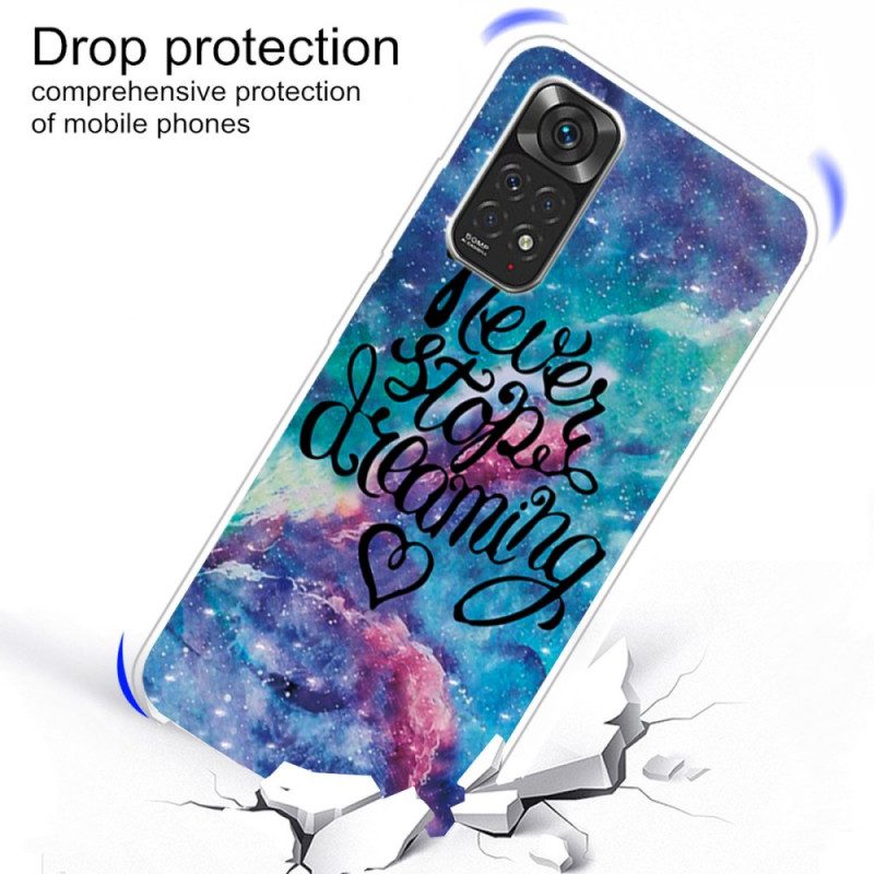 Cover Xiaomi Redmi Note 11 / 11S Non Smettere Mai Di Sognare