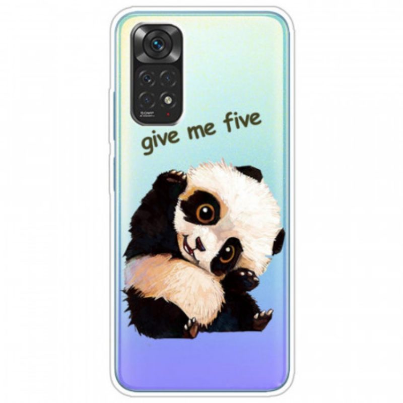 Cover Xiaomi Redmi Note 11 / 11S Panda Senza Soluzione Di Continuità Dammi Cinque