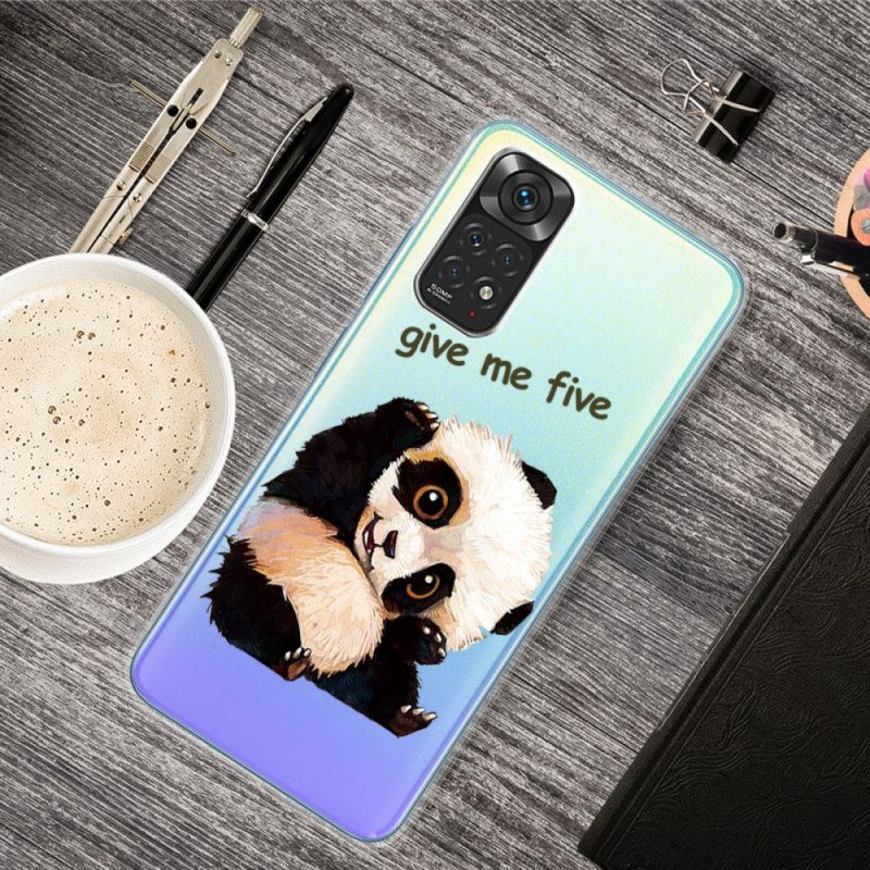 Cover Xiaomi Redmi Note 11 / 11S Panda Senza Soluzione Di Continuità Dammi Cinque