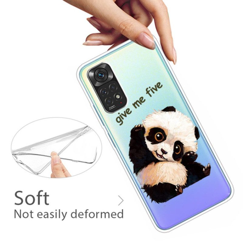 Cover Xiaomi Redmi Note 11 / 11S Panda Senza Soluzione Di Continuità Dammi Cinque