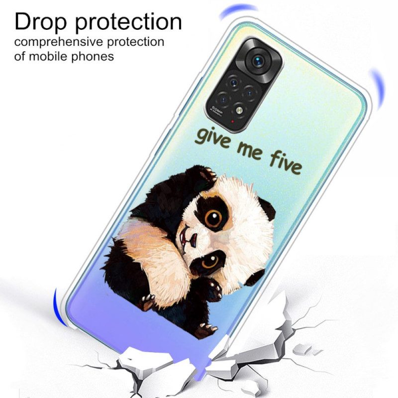 Cover Xiaomi Redmi Note 11 / 11S Panda Senza Soluzione Di Continuità Dammi Cinque