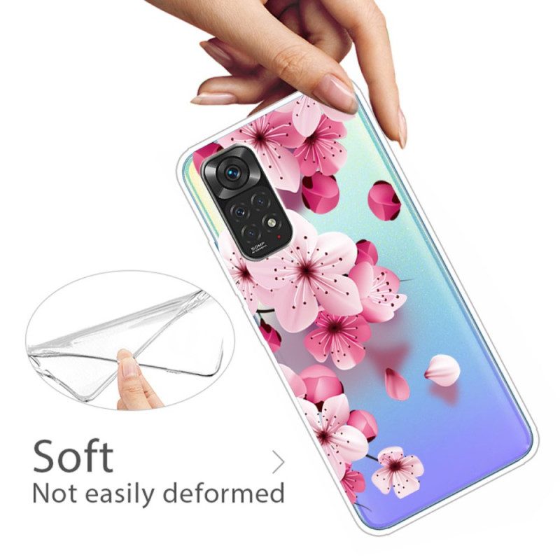 Cover Xiaomi Redmi Note 11 / 11S Piccoli Fiori Rosa