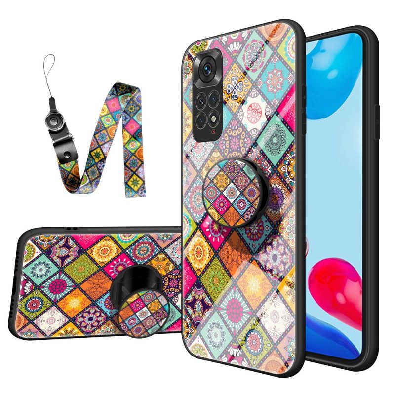 Cover Xiaomi Redmi Note 11 / 11S Supporto Magnetico Patchwork