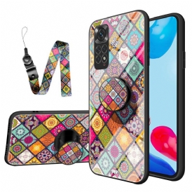 Cover Xiaomi Redmi Note 11 / 11S Supporto Magnetico Patchwork