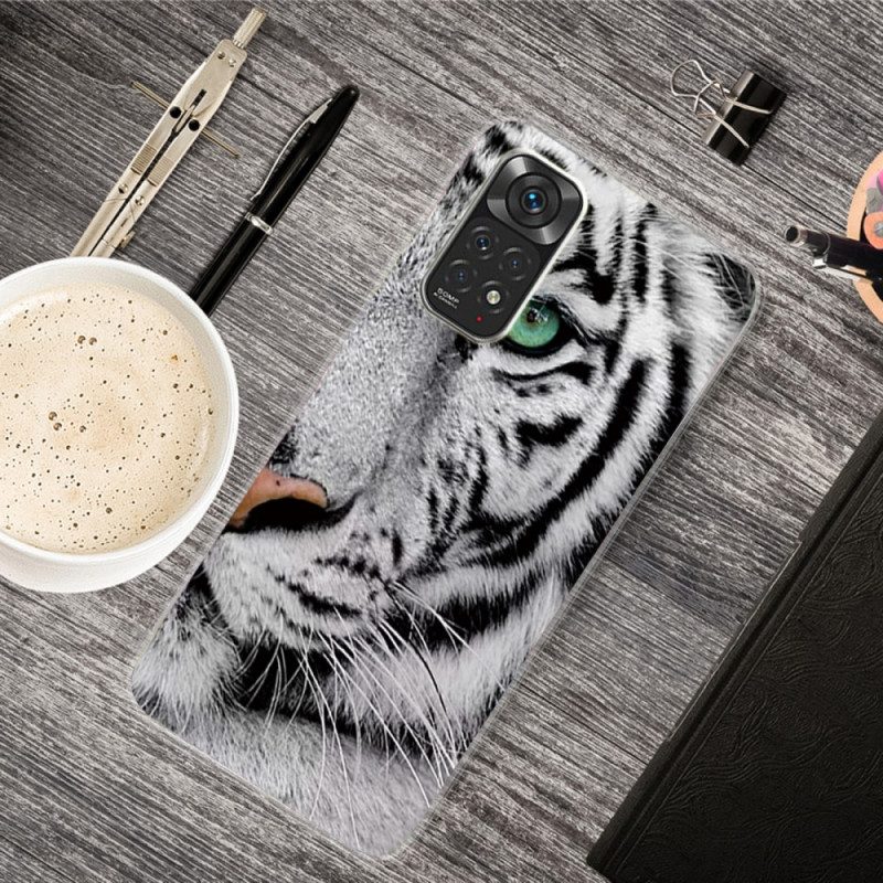 Cover Xiaomi Redmi Note 11 / 11S Tigre Flessibile