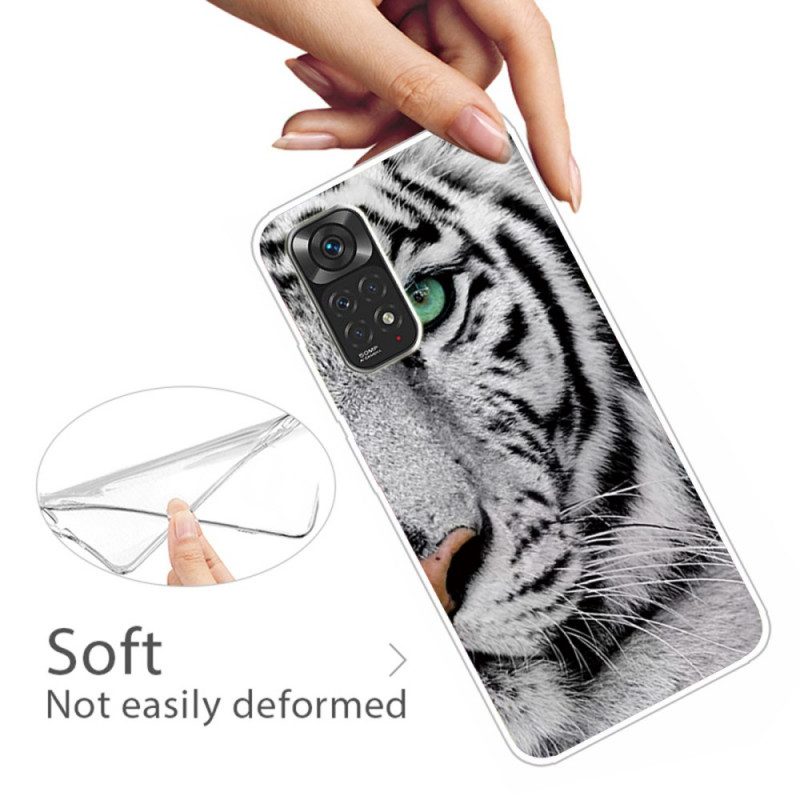 Cover Xiaomi Redmi Note 11 / 11S Tigre Flessibile