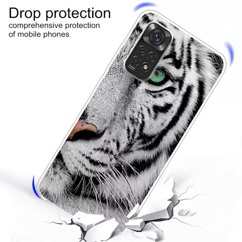 Cover Xiaomi Redmi Note 11 / 11S Tigre Flessibile