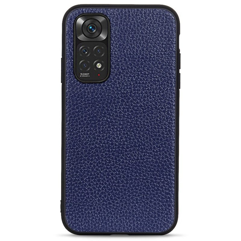 Cover Xiaomi Redmi Note 11 / 11S Vera Pelle Di Litchi