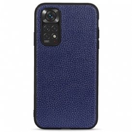 Cover Xiaomi Redmi Note 11 / 11S Vera Pelle Di Litchi