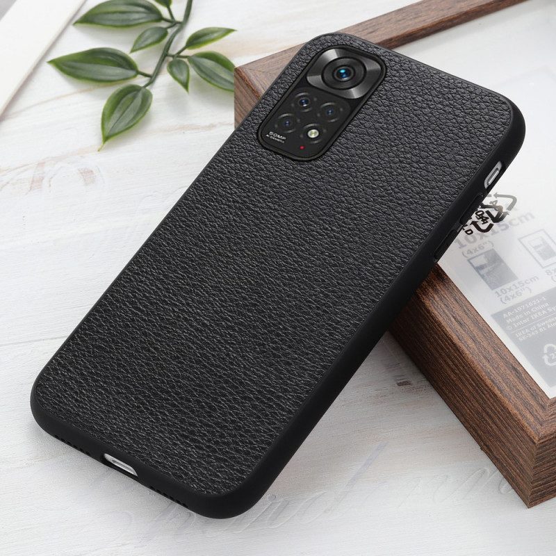 Cover Xiaomi Redmi Note 11 / 11S Vera Pelle Di Litchi