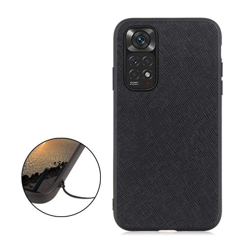 Cover Xiaomi Redmi Note 11 / 11S Vera Pelle Martellata