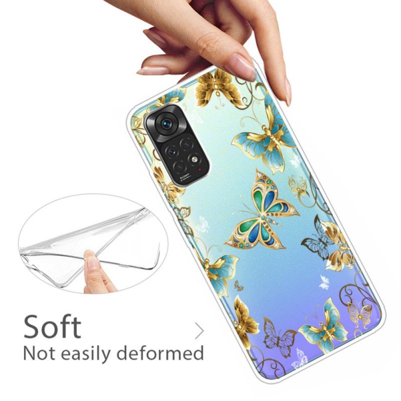 Cover Xiaomi Redmi Note 11 / 11S Volo Di Farfalle