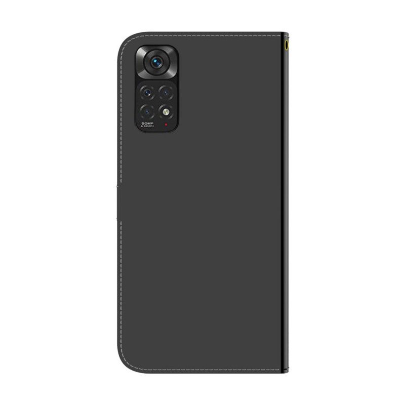 Custodia in pelle Xiaomi Redmi Note 11 / 11S Copri Specchietto In Ecopelle