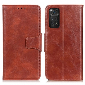 Custodia in pelle Xiaomi Redmi Note 11 / 11S Folio Cover Texture Flap Magnetico