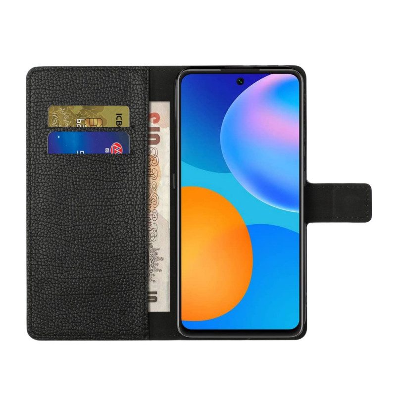 Custodia in pelle Xiaomi Redmi Note 11 / 11S Grano Di Litchi