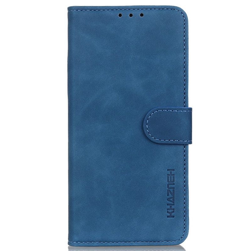 Custodia in pelle Xiaomi Redmi Note 11 / 11S Khazneh Effetto Pelle Vintage