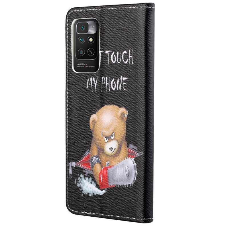 Custodia in pelle Xiaomi Redmi Note 11 / 11S Orso Pericoloso