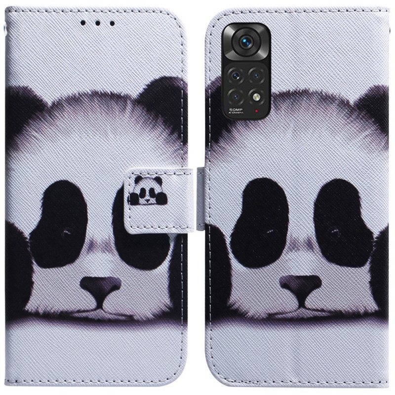 Custodia in pelle Xiaomi Redmi Note 11 / 11S Panda