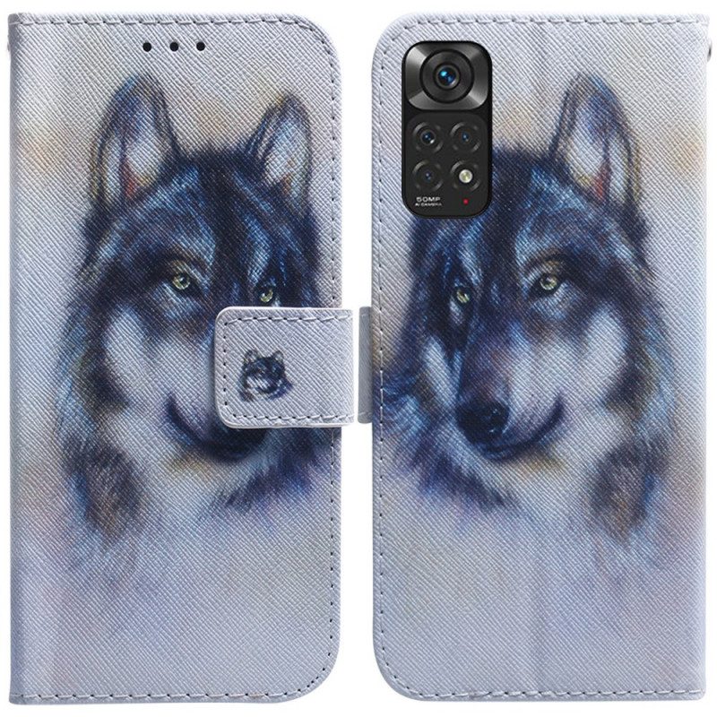 Custodia in pelle Xiaomi Redmi Note 11 / 11S Sguardo Canino