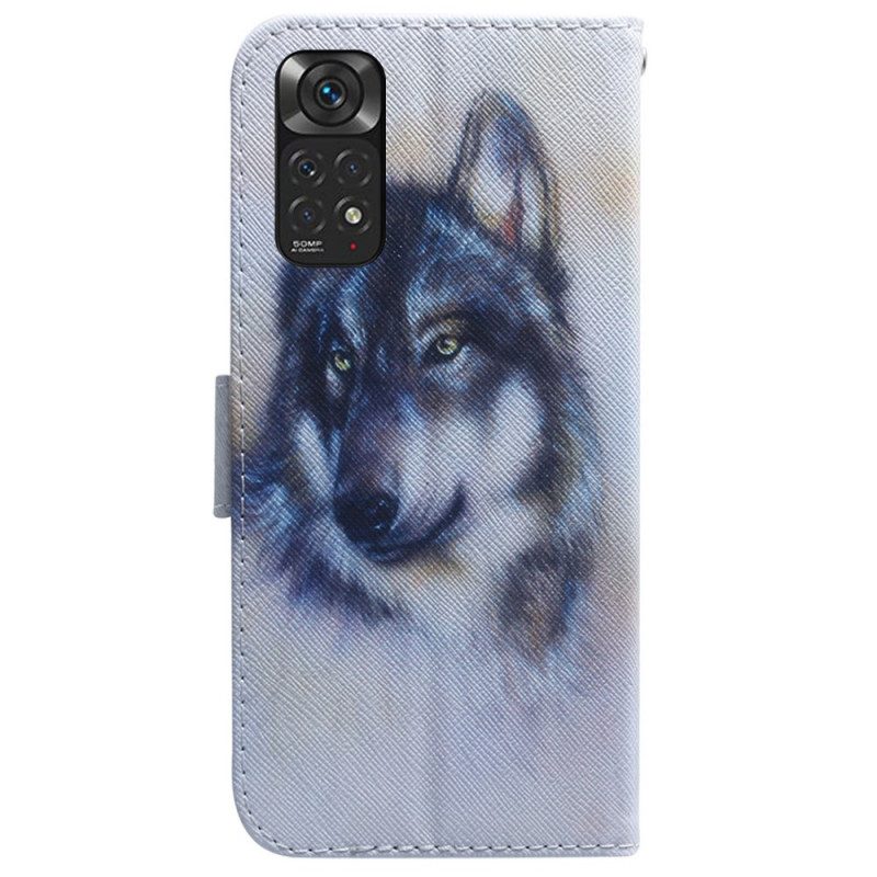 Custodia in pelle Xiaomi Redmi Note 11 / 11S Sguardo Canino