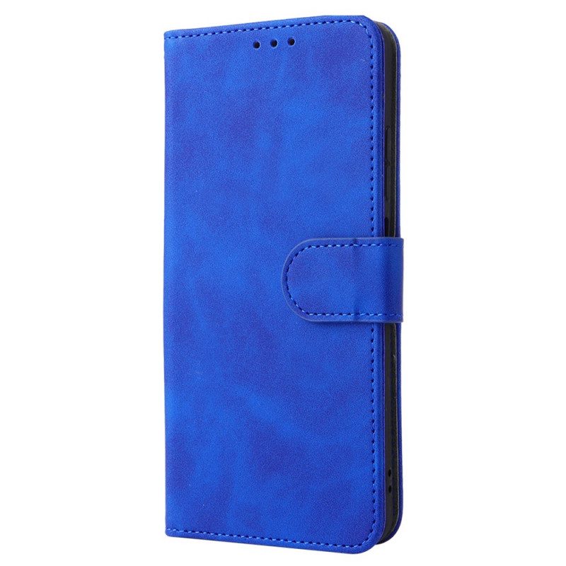 Custodia in pelle Xiaomi Redmi Note 11 / 11S Skin-touch Con Cordino