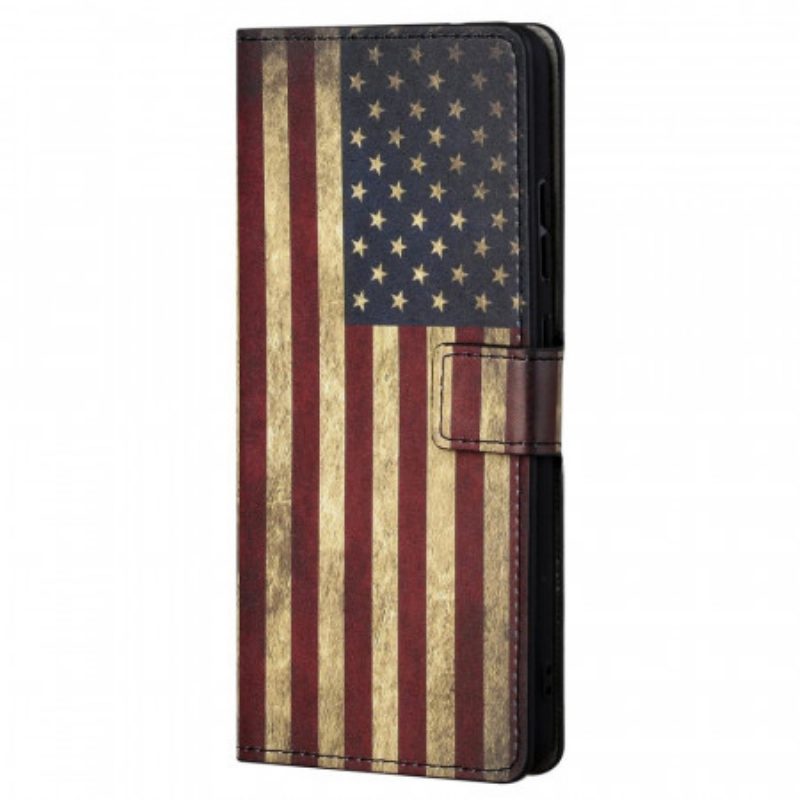 Folio Cover Xiaomi Redmi Note 11 / 11S Bandiera Americana