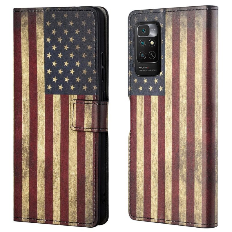 Folio Cover Xiaomi Redmi Note 11 / 11S Bandiera Americana