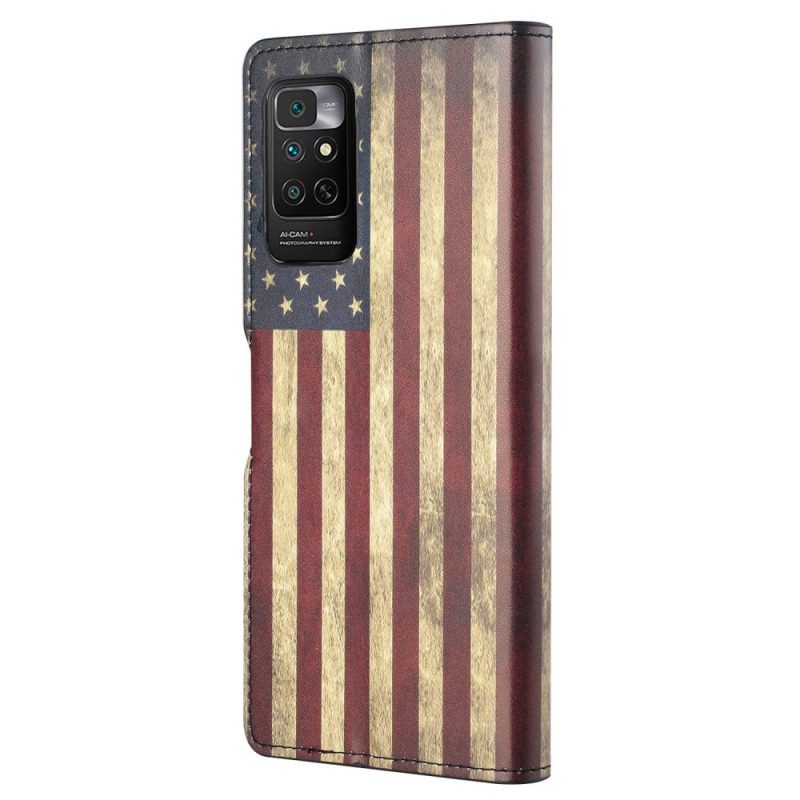 Folio Cover Xiaomi Redmi Note 11 / 11S Bandiera Americana