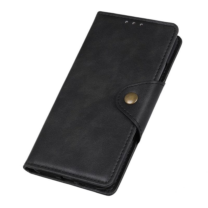 Folio Cover Xiaomi Redmi Note 11 / 11S Bottone In Ecopelle