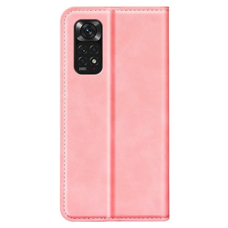 Folio Cover Xiaomi Redmi Note 11 / 11S Custodia in pelle Effetto Pelle