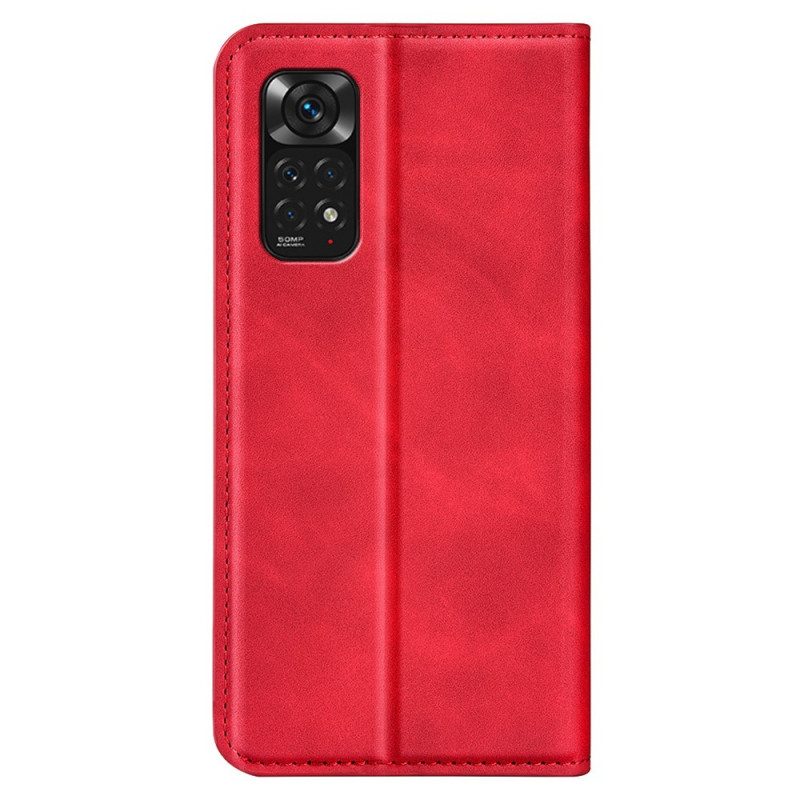 Folio Cover Xiaomi Redmi Note 11 / 11S Custodia in pelle Effetto Pelle