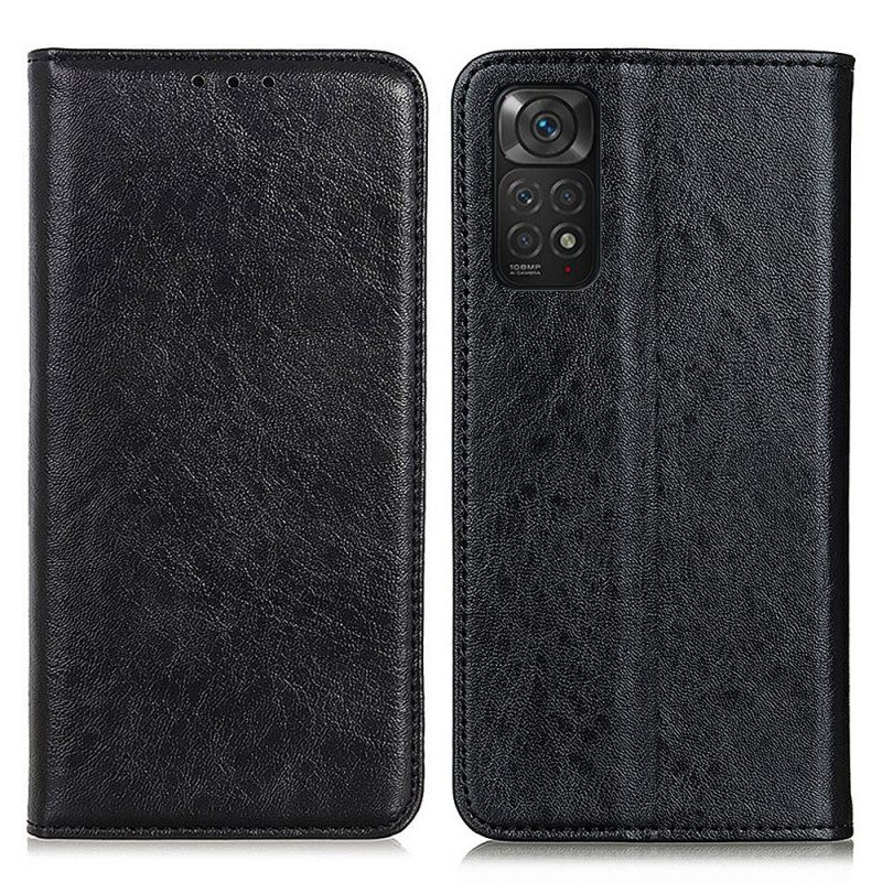 Folio Cover Xiaomi Redmi Note 11 / 11S Custodia in pelle Struttura In Pelle