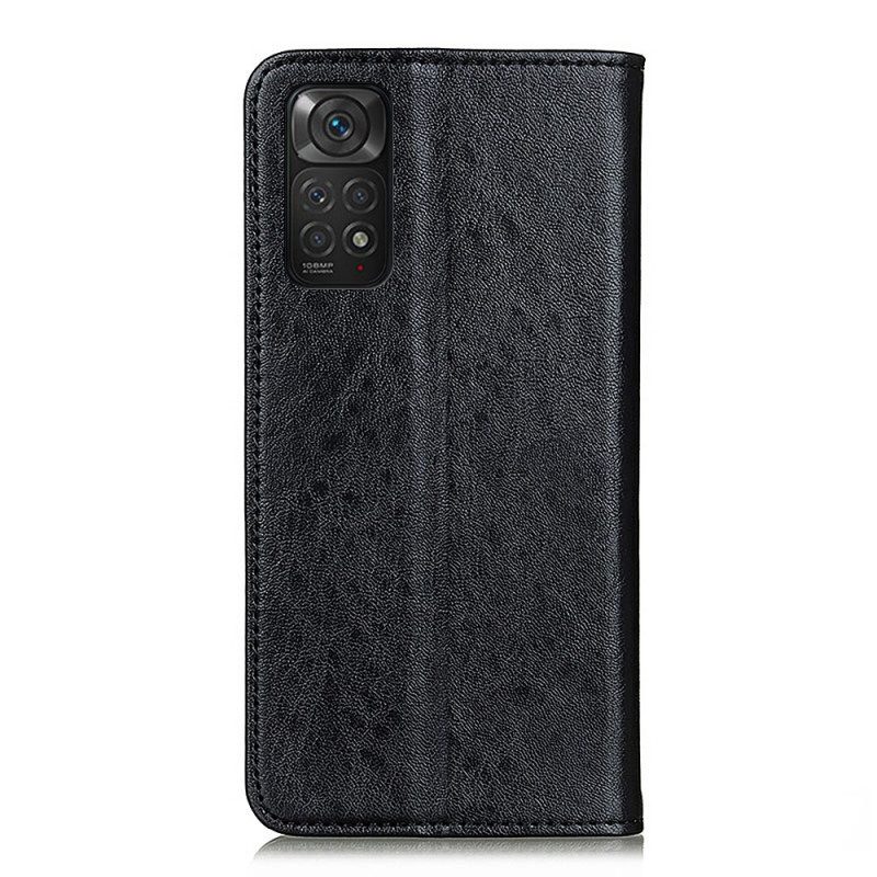 Folio Cover Xiaomi Redmi Note 11 / 11S Custodia in pelle Struttura In Pelle