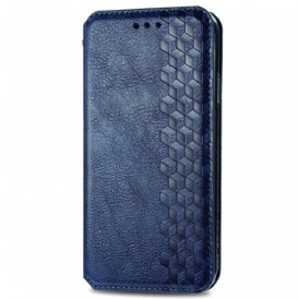 Folio Cover Xiaomi Redmi Note 11 / 11S Custodia in pelle Texture Diamante Effetto Pelle