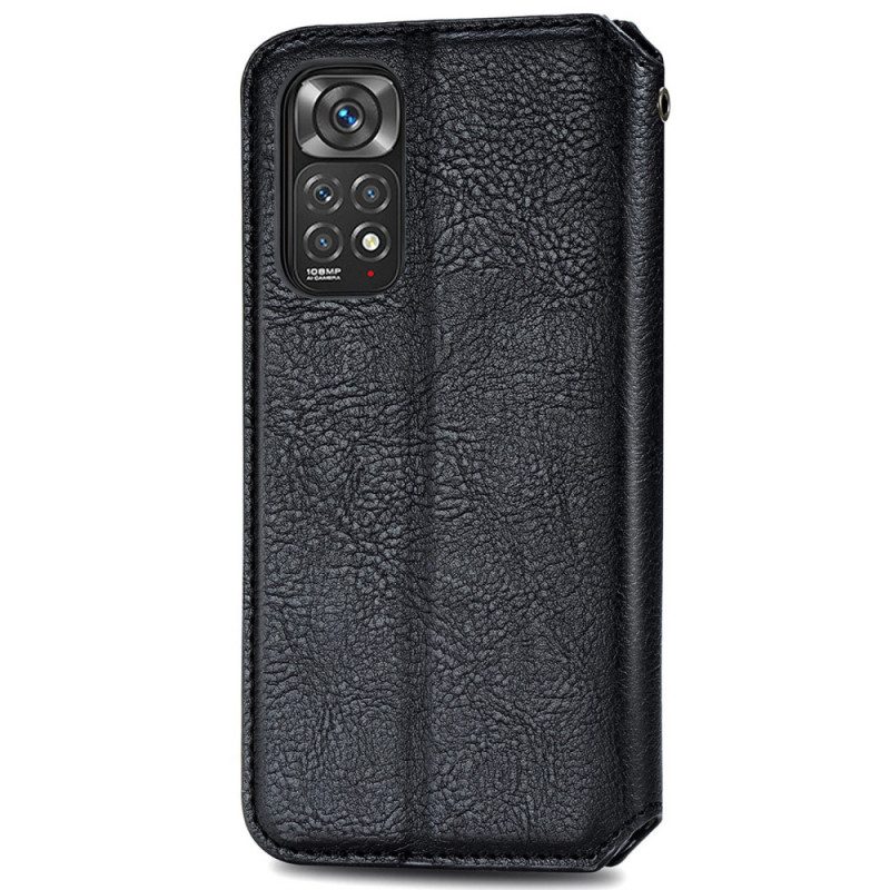 Folio Cover Xiaomi Redmi Note 11 / 11S Custodia in pelle Texture Diamante Effetto Pelle