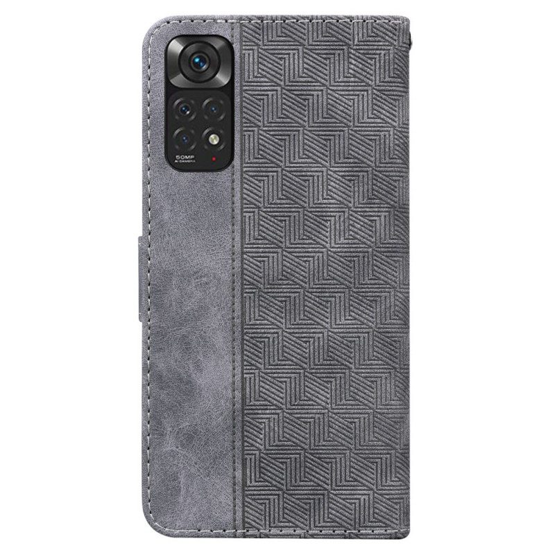 Folio Cover Xiaomi Redmi Note 11 / 11S Modello Con Cinturino