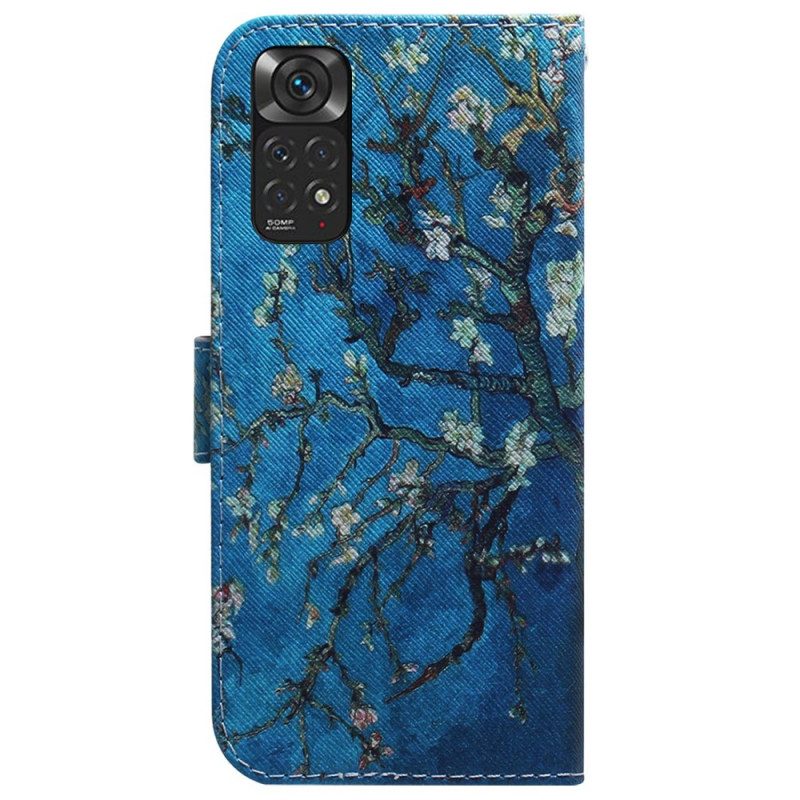 Folio Cover Xiaomi Redmi Note 11 / 11S Ramo Di Un Albero In Fiore