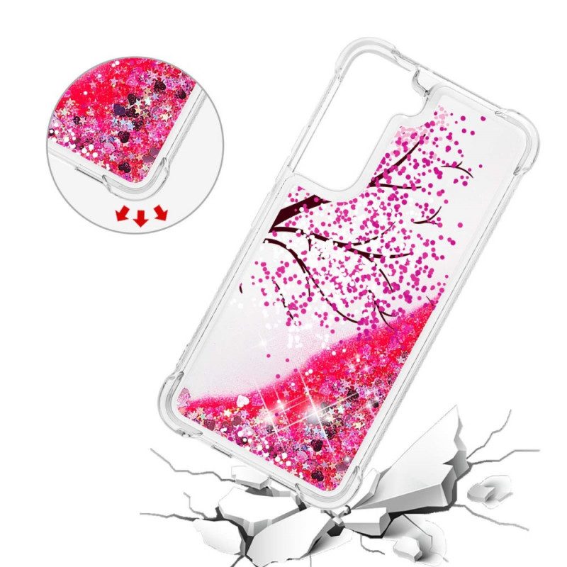 Cover Samsung Galaxy S22 Plus 5G Albero Glitterato