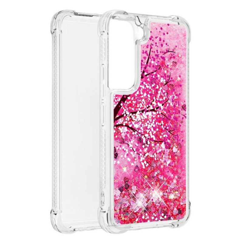 Cover Samsung Galaxy S22 Plus 5G Albero Glitterato