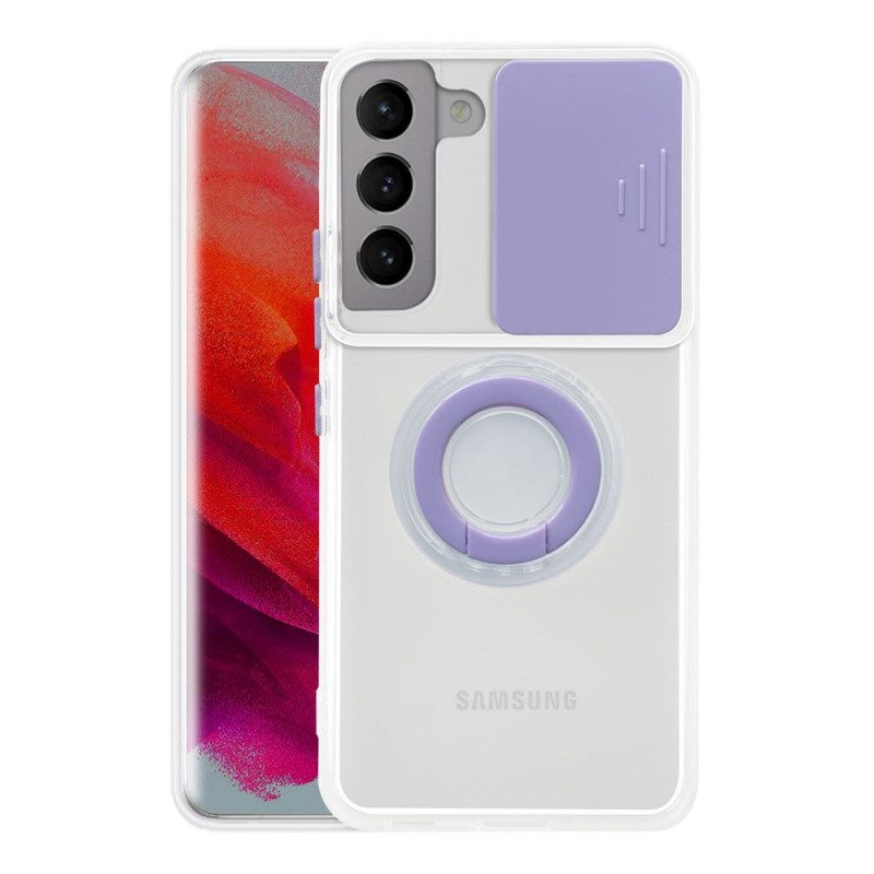 Cover Samsung Galaxy S22 Plus 5G Anello Di Supporto E Protezioni Per Lenti