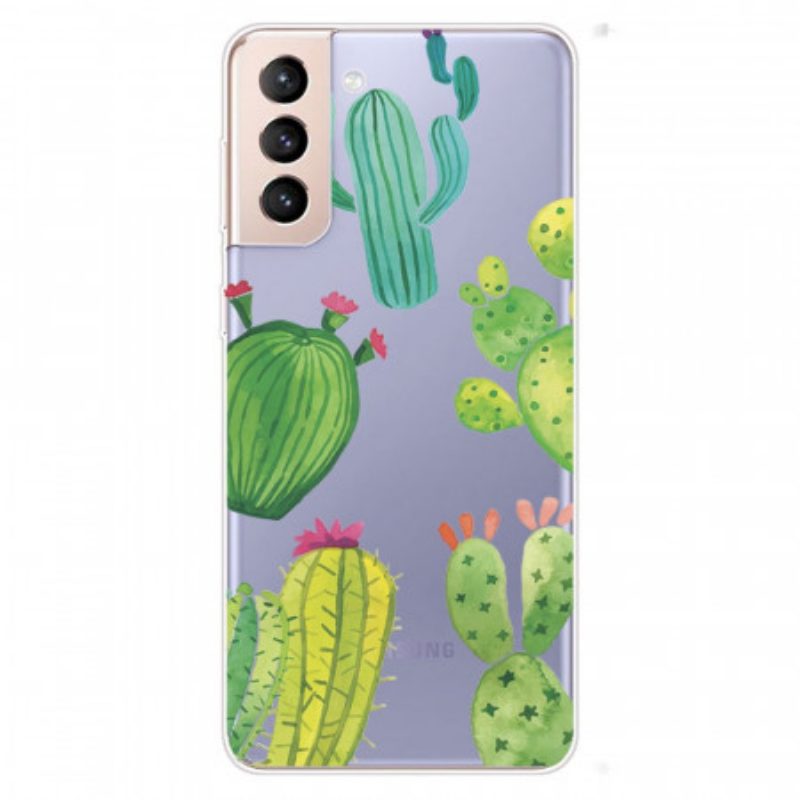 Cover Samsung Galaxy S22 Plus 5G Cactus Dell'acquerello