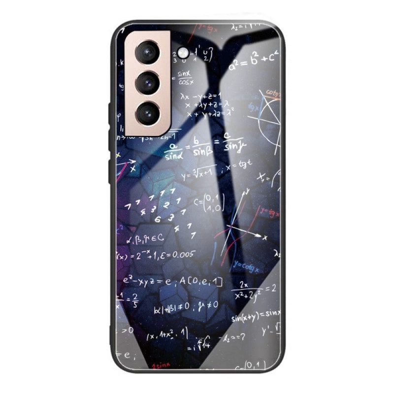 Cover Samsung Galaxy S22 Plus 5G Calcoli Matematici In Vetro Temperato