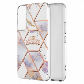 Cover Samsung Galaxy S22 Plus 5G Corona Marmorizzata