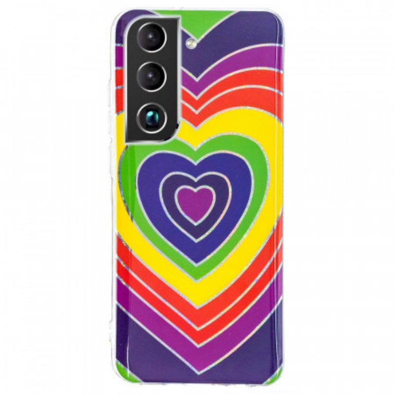 Cover Samsung Galaxy S22 Plus 5G Cuore Psichedelico