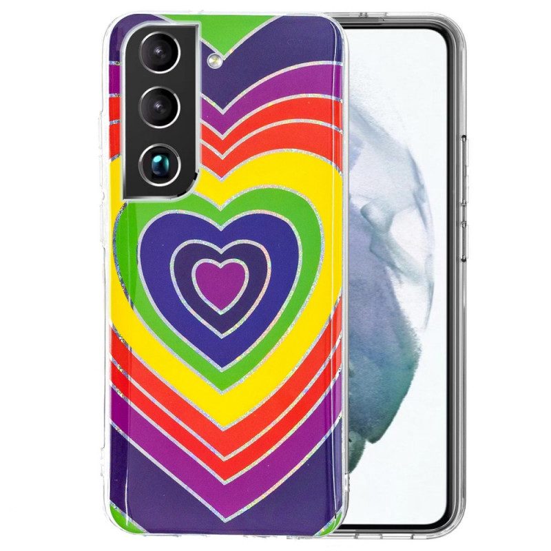 Cover Samsung Galaxy S22 Plus 5G Cuore Psichedelico