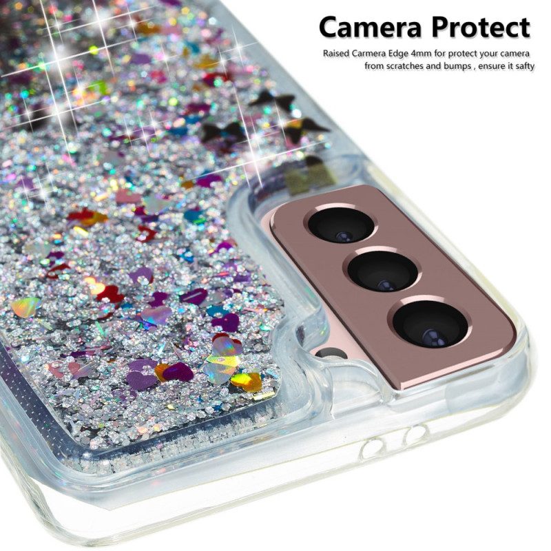 Cover Samsung Galaxy S22 Plus 5G Denti Di Leone Glitterati